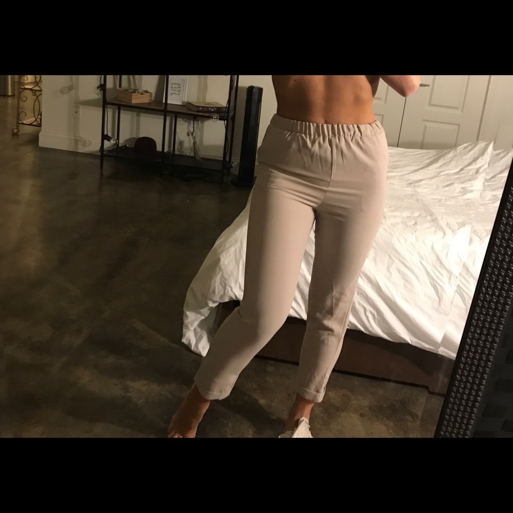 Nude dress pants